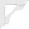 Ekena Millwork Standard Legacy Architectural Grade PVC Bracket With Traditional Ends, 3"W x 18"D x 18"H BKTP03X18X18LEC01 - alternate 4